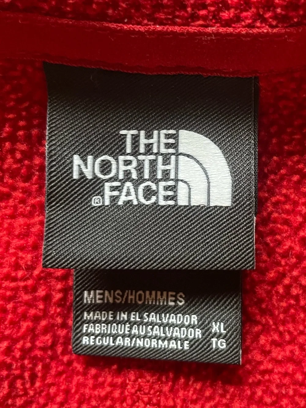 The North Face Half-Zip Pullover Red Men’s XL X-Large EUC